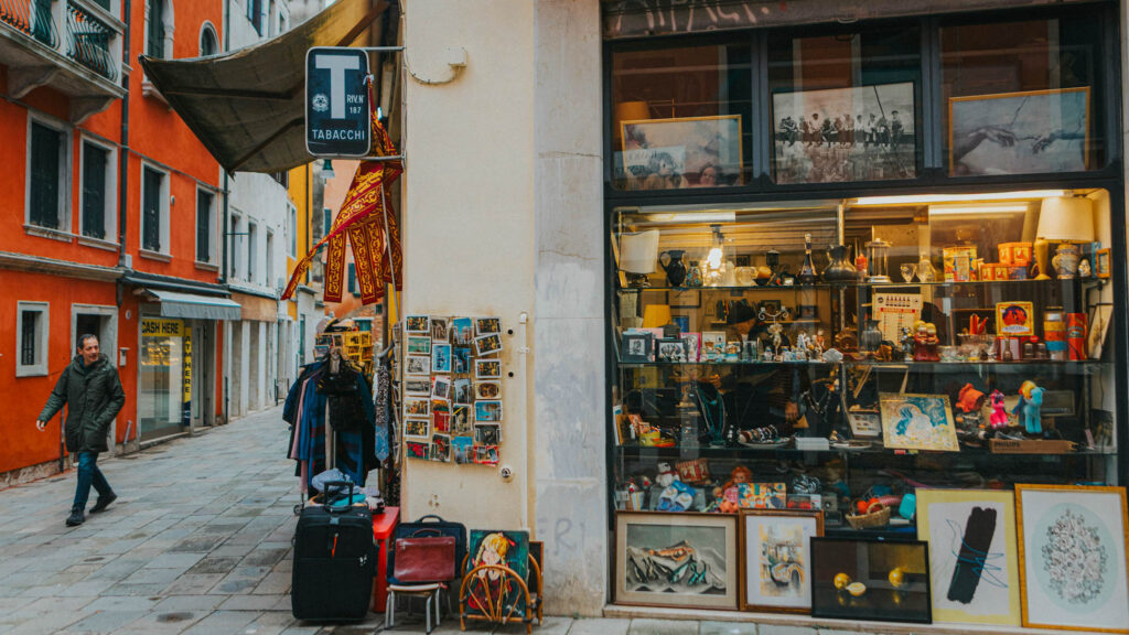 Tobacco shop window, Italy
