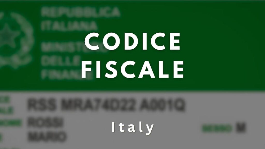 What is Codice Fiscale in Italy?